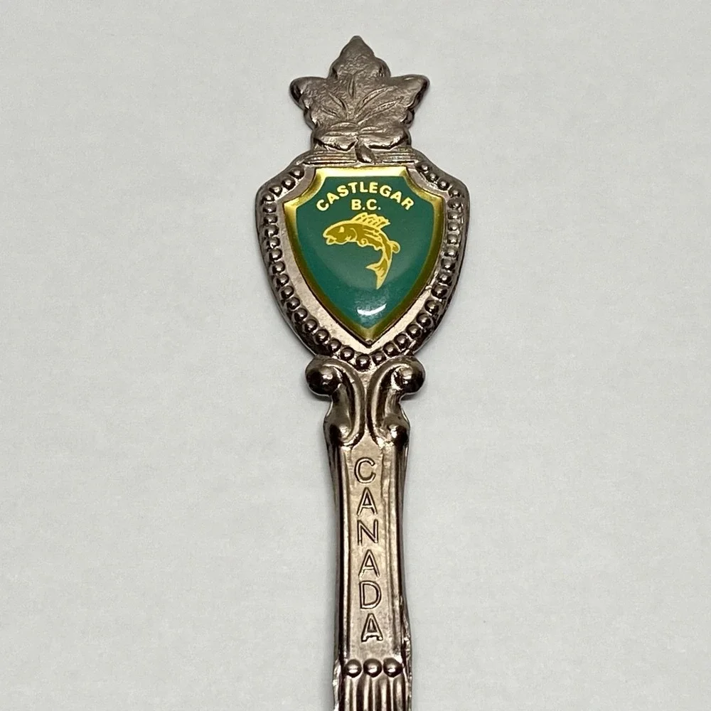 Vintage Canada Castlegar B.C. Souvenir Spoon 4.5